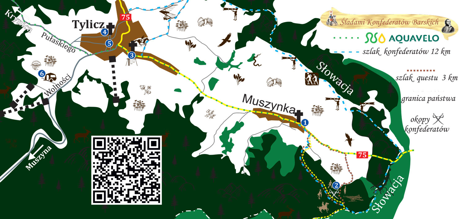 VeloKrynica mapa