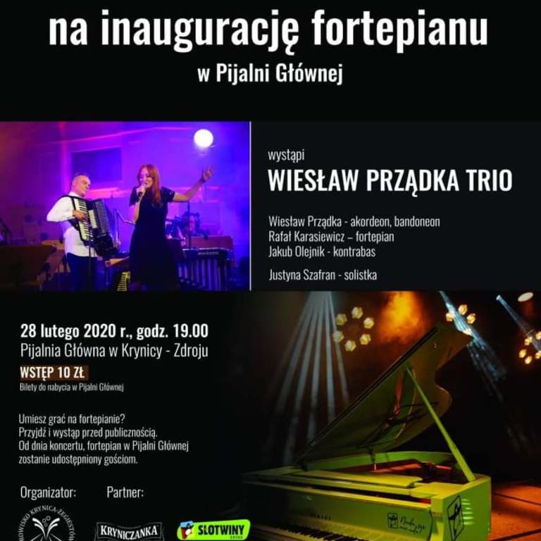 Dziś o 19:00 w Pijalni Głównej odbędzie się wyjątkowy koncert i premiera pierwszego na świecie zielonego fortepianu.